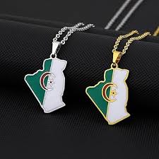 Pendentif Carte d'Algérie - Un Bijou Qui Raconte des Histoires