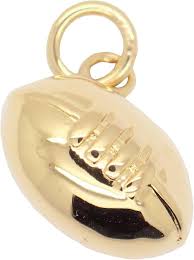 Pendentif Ballon Rugby Plaqué 1000 - Un bijou pour les passionnés de rugby