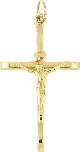 Pendentif Jésus Christ en Or - Communion et Confirmation