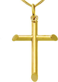 Pendentif Croix en Or avec Chaîne Élégante