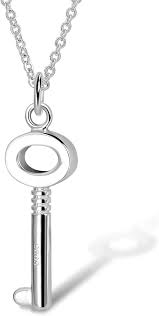 Pendentif Clef Argent Ajustable - Un Cadeau Inoubliable pour les Anniversaires