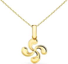 Collier Pendentif Carats Basque Lauburu en Or : Élégance et Tradition