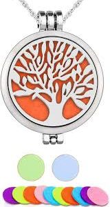 Diffuseur d'huiles essentielles en inox WAWJ – Pendentif élégant