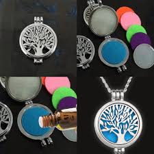 Pendentif Huile Essentielle - Collier Essentielle Diffuseur
