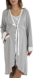 Robe de Chambre Maternité Stretch Pré Post - Confort et Élégance