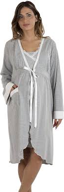 Robe de Chambre Maternité Stretch Pré Post - Confort et Élégance