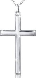 Collier Pendentif Croix en Argent Sterling 925 - Élégance et Simplicité