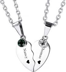 Pendentif Personnalisé en Inoxydable - Le Cadeau Idéal pour les Amoureux