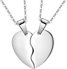 Pendentif Moitié de Coeur Magnétique - L'élégance et le bien-être réunis