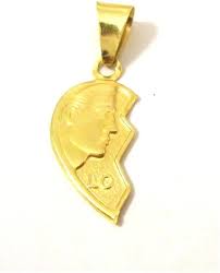 Pendentif Moitié Cœur - Élégance et Tendresse