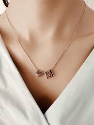 Pendentif Initiale en Argent Sterling - Bijoux Personnalisés