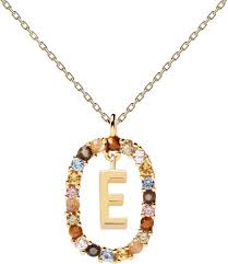 Collier Lettre en Argent Sterling - PDPAOLA