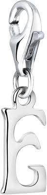 Pendentif 925 Sterling avec Breloque Lettre E - Élégance et Personnalisation