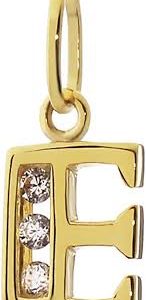 Pendentif Alphabet en Zircone - Lettre E