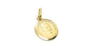 Pendentif Médaille Benetto en Or - Élégance et Tradition