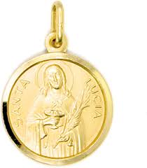 Pendentif Médaille Sainte en Or - Élégance et Spiritualité