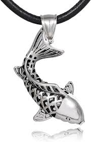 Pendentif Poisson DonDon en Acier Inoxydable - Élégance et Durabilité