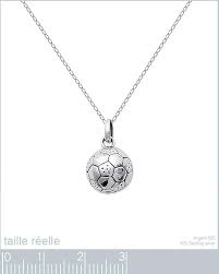 Pendentif Ballon de Foot en Argent - Élégance Sportive