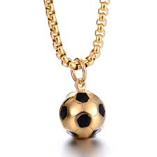 Collier Pendentif Football en Acier Inoxydable - Un Accessoire Indispensable pour les Passionnés de Foot