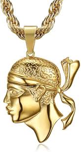 Pendentif Corse en Argent : Élégance et Tradition