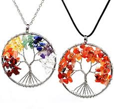 Pendentif Guérison en Cristal Arbre de Vie - ZRSJ Naturelle