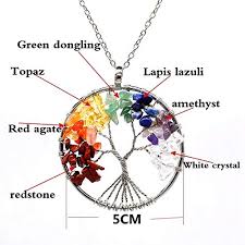 Pendentif Arbre de Vie en Cristal - ZRSJ Naturelle