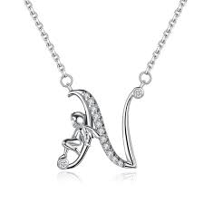 Pendentif Lettre N en Argent - Un Bijou Personnalisé