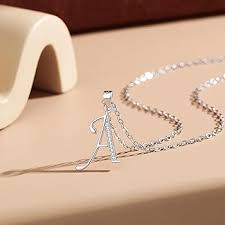 Collier Pendentif Initial en Argent – Élégance Personnalisée