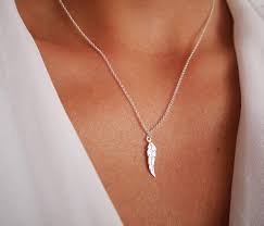 Collier Plume Argent 925 Bohème Chic - Élégance et Style