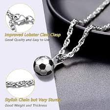 Collier Football Inoxydable Pendentif - Passion et Élégance