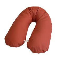 Coussin de Maternité Microbille Dallaitement Terracotta - Confort et Soutien