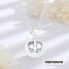 Pendentif Empreintes CELESTIA Grossesse - Un Souvenir Éternel