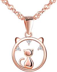 Pendentif Chat Élégant pour Femme - Infinite Collier Anniversaire