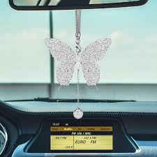 Pendentif Rétroviseur Élégant pour Voiture - Accessoire Esthétique Féminin