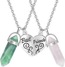 Pendentif Amitié pour 2 - Un Cadeau Inoubliable pour les Anniversaires et les Graduations