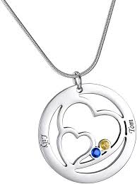 Pendentif Personnalisé Naissances en Inoxydable - Un Cadeau Inoubliable