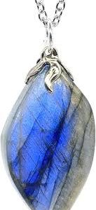 Pendentif Artisanaux en Labradorite - Élégance et Énergie