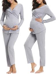 Pyjama de Maternité Confortable pour Allaitement
