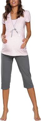 Ensemble de Maternité Dallaitement Dhôpital - Élégance Italienne