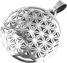 Pendentif Fleur de Vie en Cuir Kiss – Élégance et Harmonie