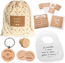 Kit Papa Maternité : Tétine et Couches Commandements