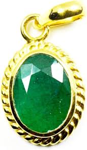 Pendentif en Émeraude Véritable pour Homme - Élégance et Style