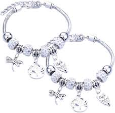 Bracelets Maillons Inoxydable Pendentifs pour Anniversaire