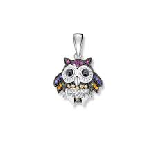 Pendentif Chouette en Argent Sterling - Seinerzeit SZA 3990 125