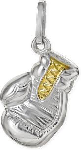 Pendentif Gant de Boxe 925 avec 15 Brillants - Élégance et Force