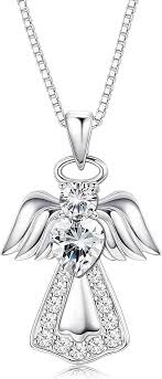Pendentif Ange en Sterling avec Cristaux d'Autriche