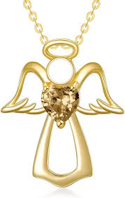 Collier Pendentif Gardien Cristal - Éclat d'Ange