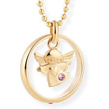 Pendentif Gardien en Forme de Poisson pour Baptême - Pendentif Ange