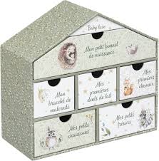 Petit Coffret Naissance - Boîte à Souvenirs Maternité