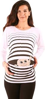 T-shirt de Grossesse et Maternité Bonjour Bébé - Confort et Style